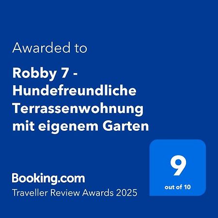 Robby 7 - Hundefreundliche Terrassenwohnung Mit Eigenem Garten Wangerooge Eksteriør bilde